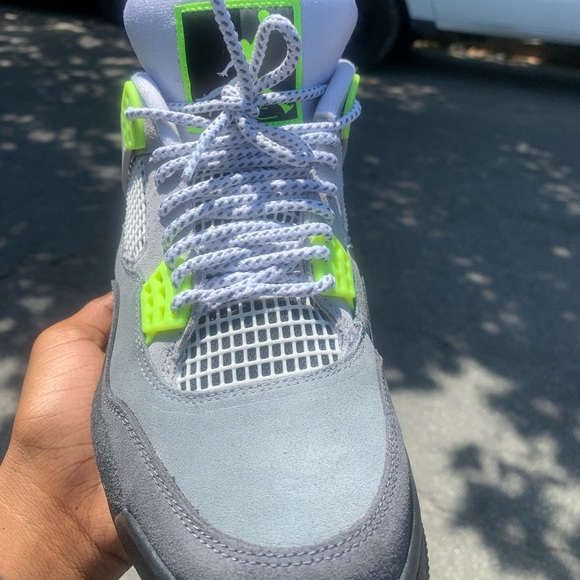 Cool Grey Neon Green Jordan 4s Jordan Jordan Retro Cool Grey Volt